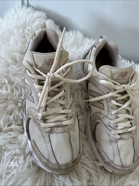 New Balance Shoes - New Balance Neutral Beige Lace-Up Running Sneakers